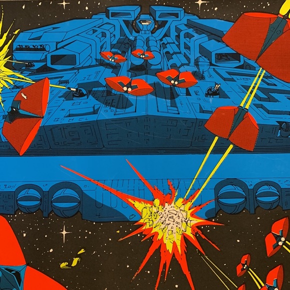 Vintage 1970’s Black Light Outer Space Poster - Picture 2 of 9